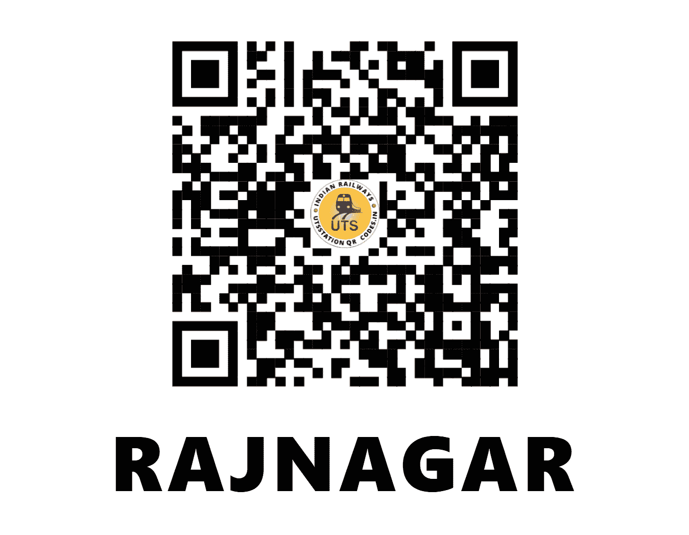 UTS QR Code for RAJNAGAR - RJA - EC (BIHAR)