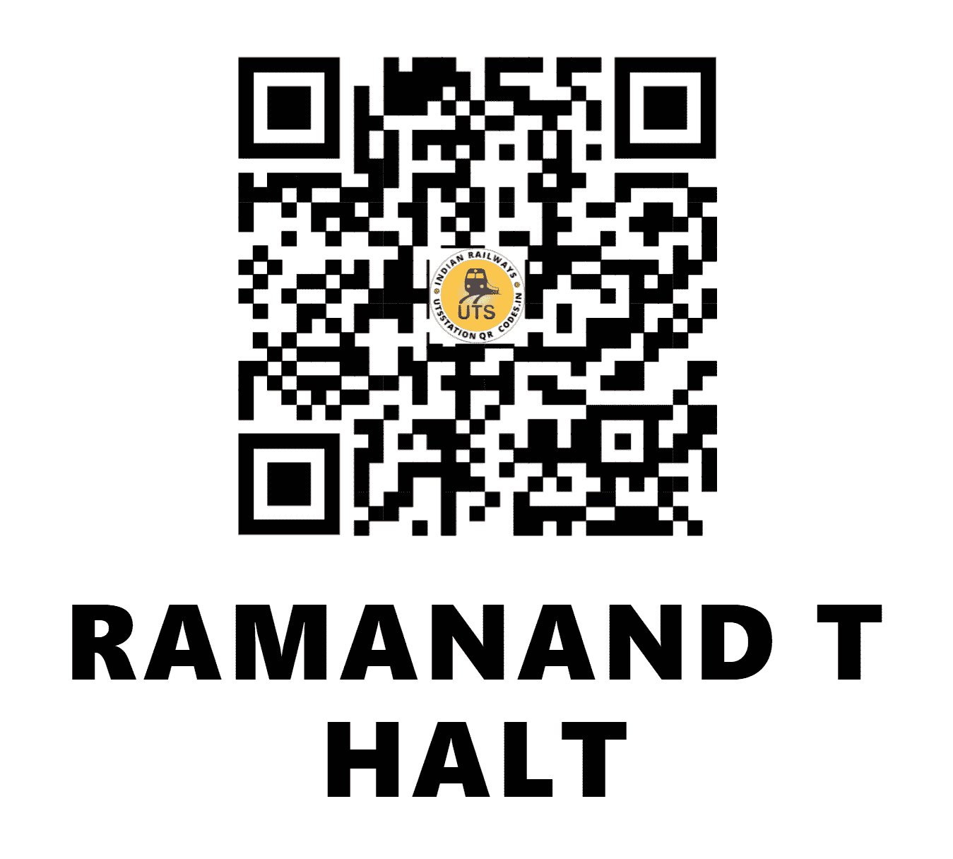UTS QR Code for RAMANAND T HALT - RNTE - EC (BIHAR)