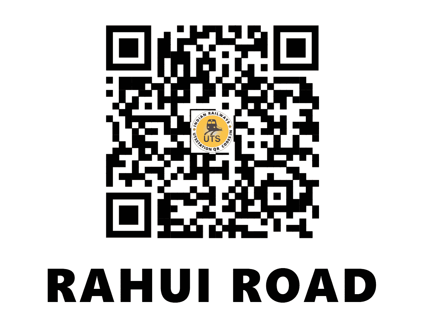 UTS QR Code for RAHUI ROAD - RRE - EC (BIHAR)