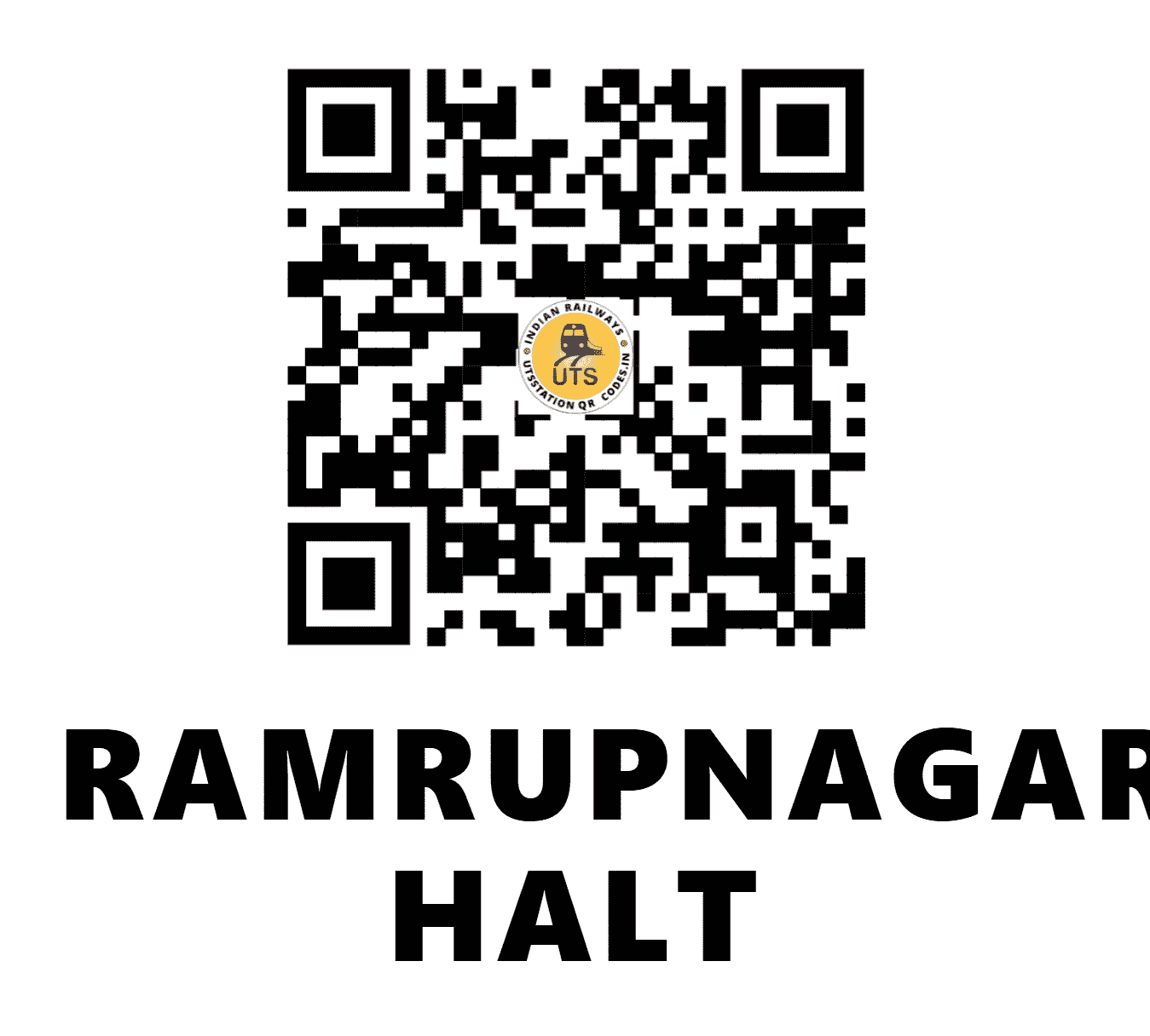UTS QR Code for RAMRUPNAGAR HALT - RRNH - EC (BIHAR)