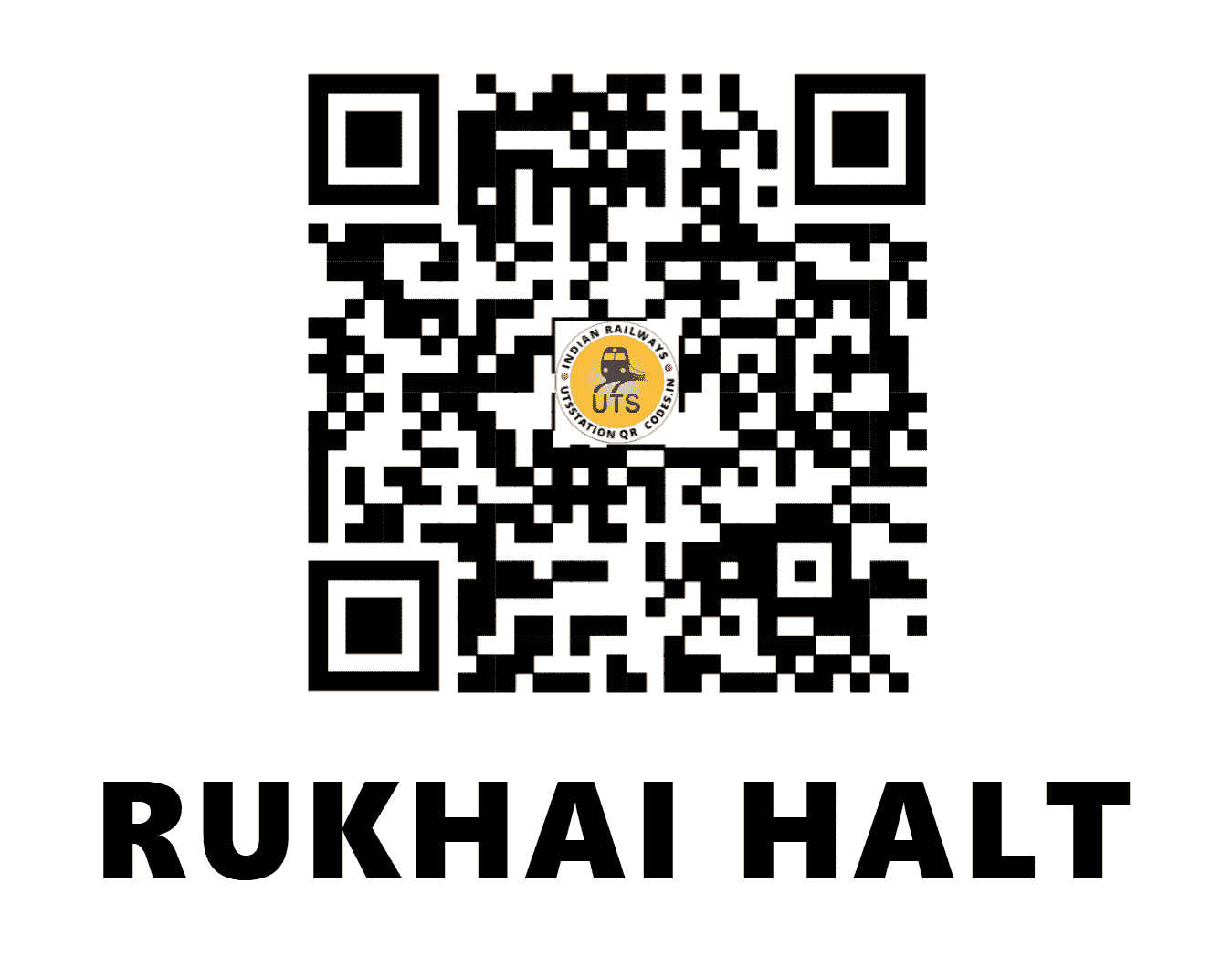 UTS QR Code for RUKHAI HALT - RUKH - EC (BIHAR)