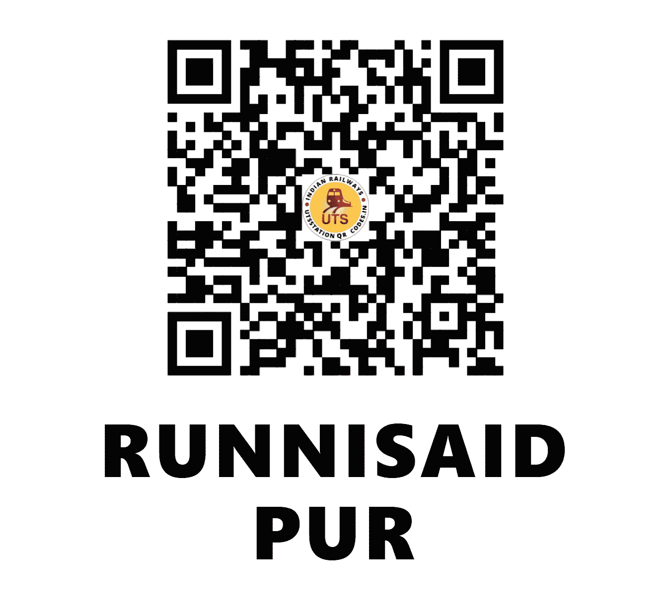 UTS QR Code for RUNNISAID PUR - RUSD - EC (BIHAR)