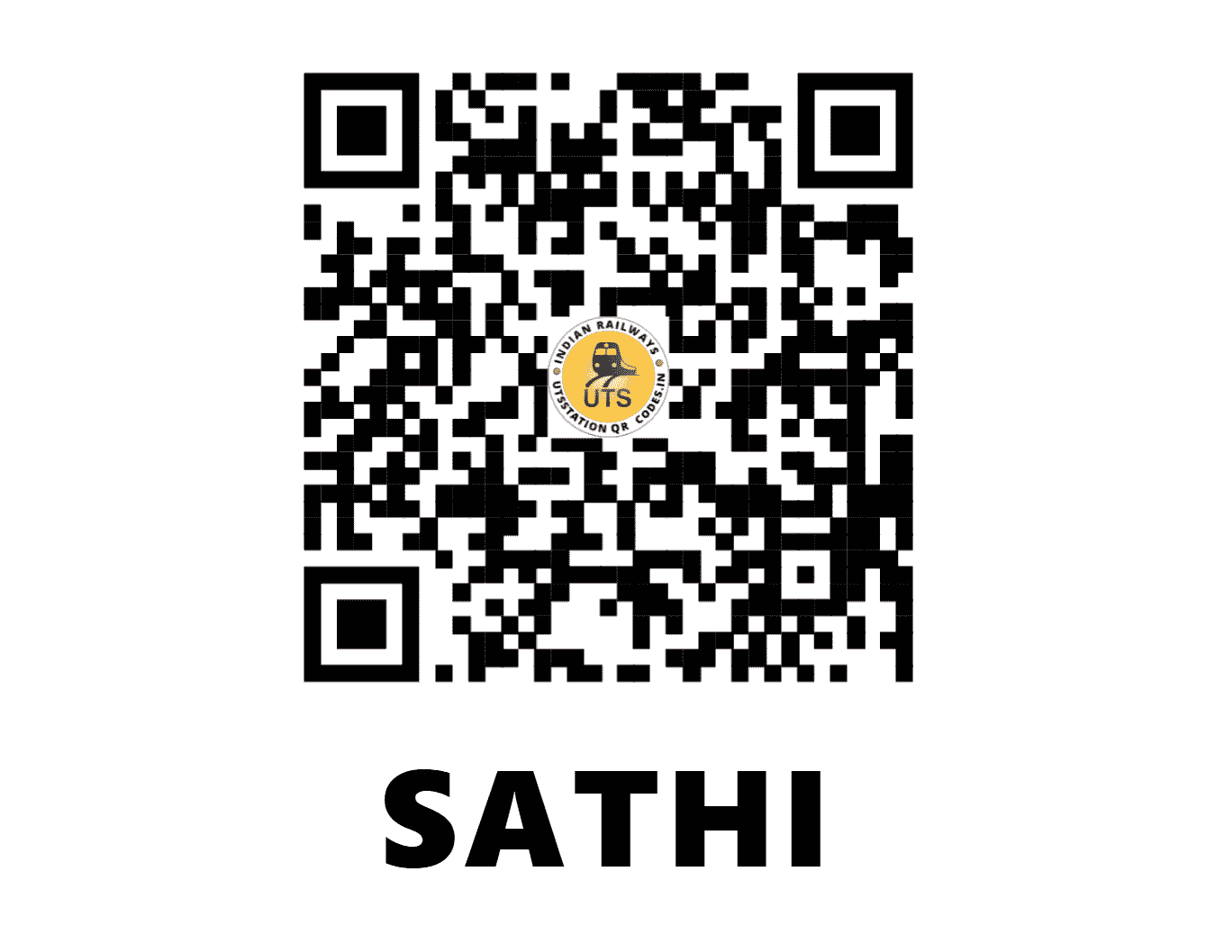 UTS QR Code for SATHI - SAHI - EC (BIHAR)