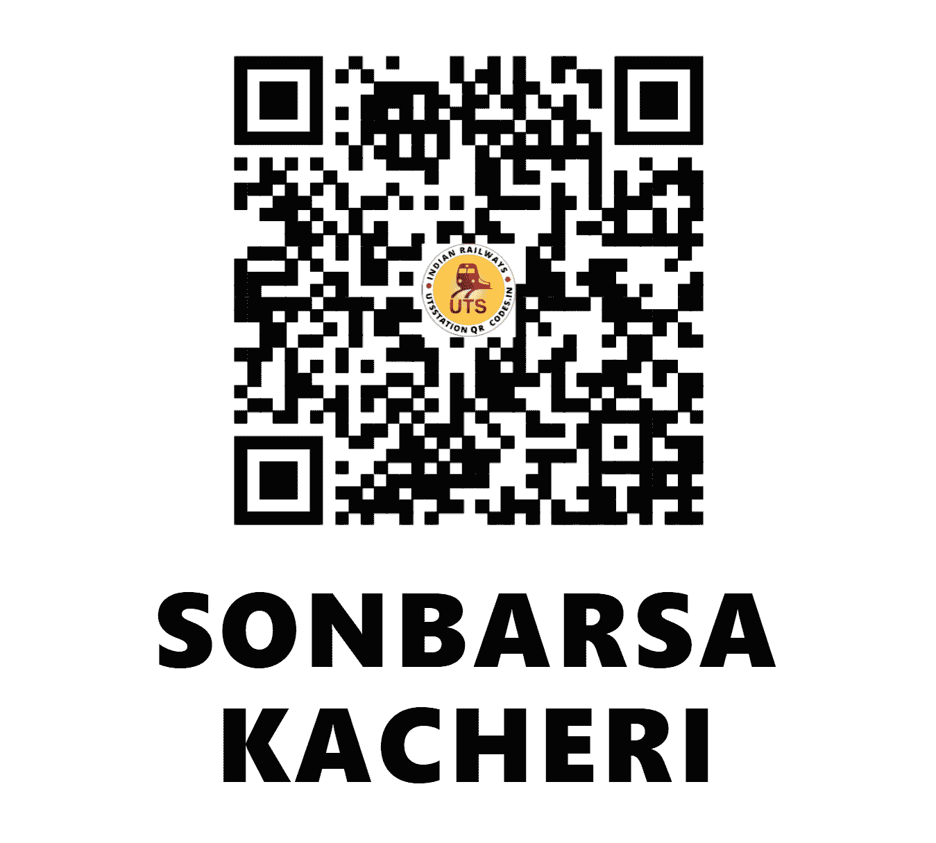 UTS QR Code for SONBARSA KACHERI - SBM - EC (BIHAR)