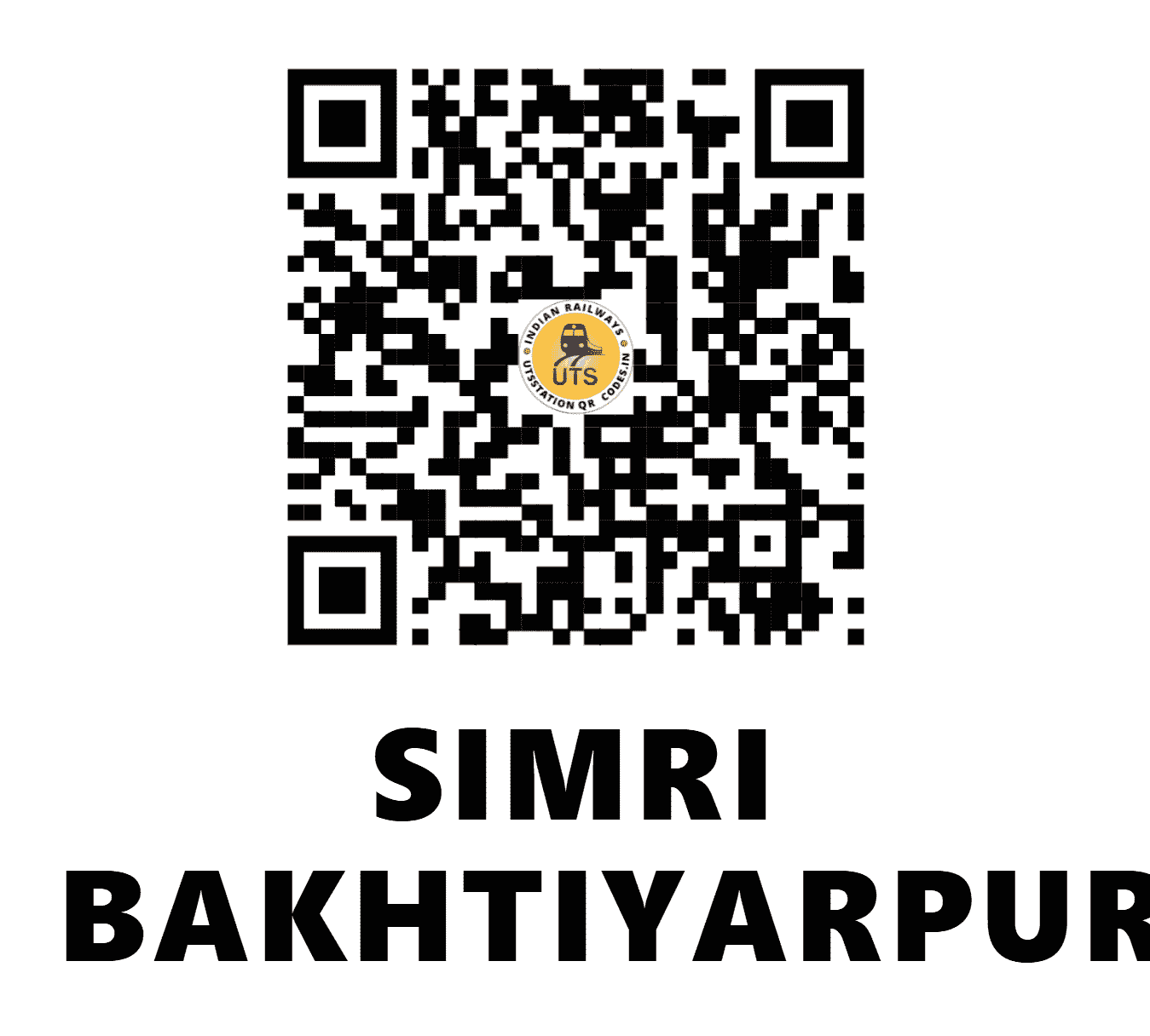 UTS QR Code for SIMRI BAKHTIYARPUR - SBV - EC (BIHAR)