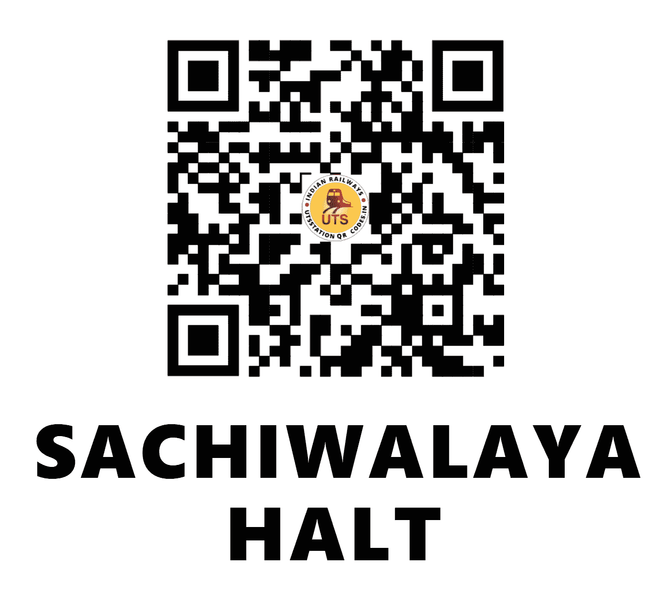 UTS QR Code for SACHIWALAYA HALT - SCY - EC (BIHAR)