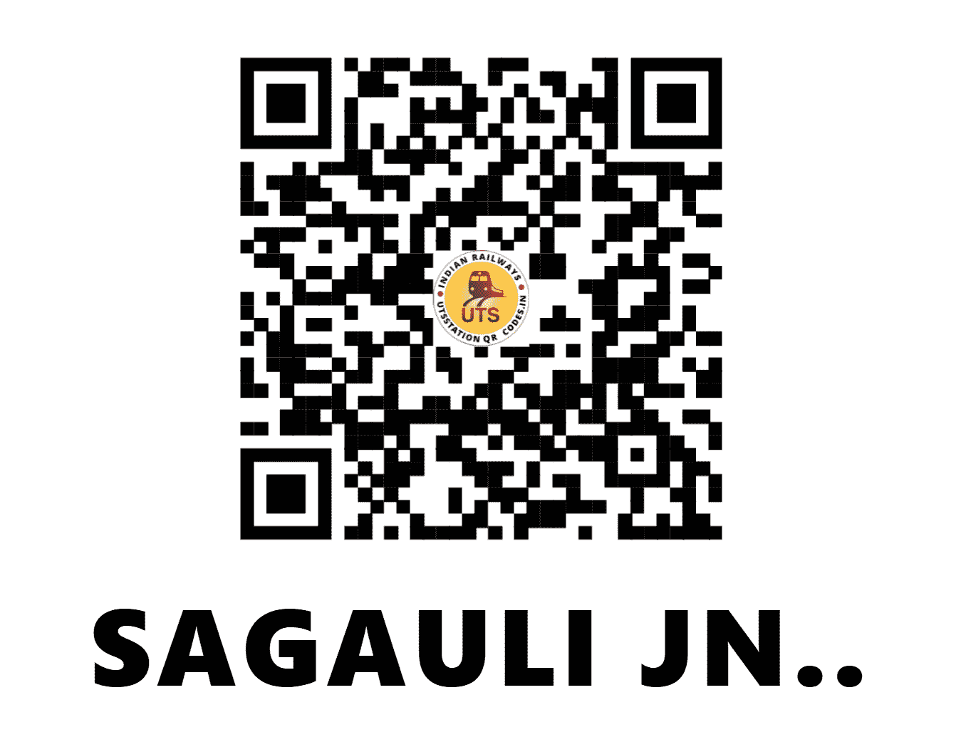 UTS QR Code for SAGAULI JN.. - SGL - EC (BIHAR)