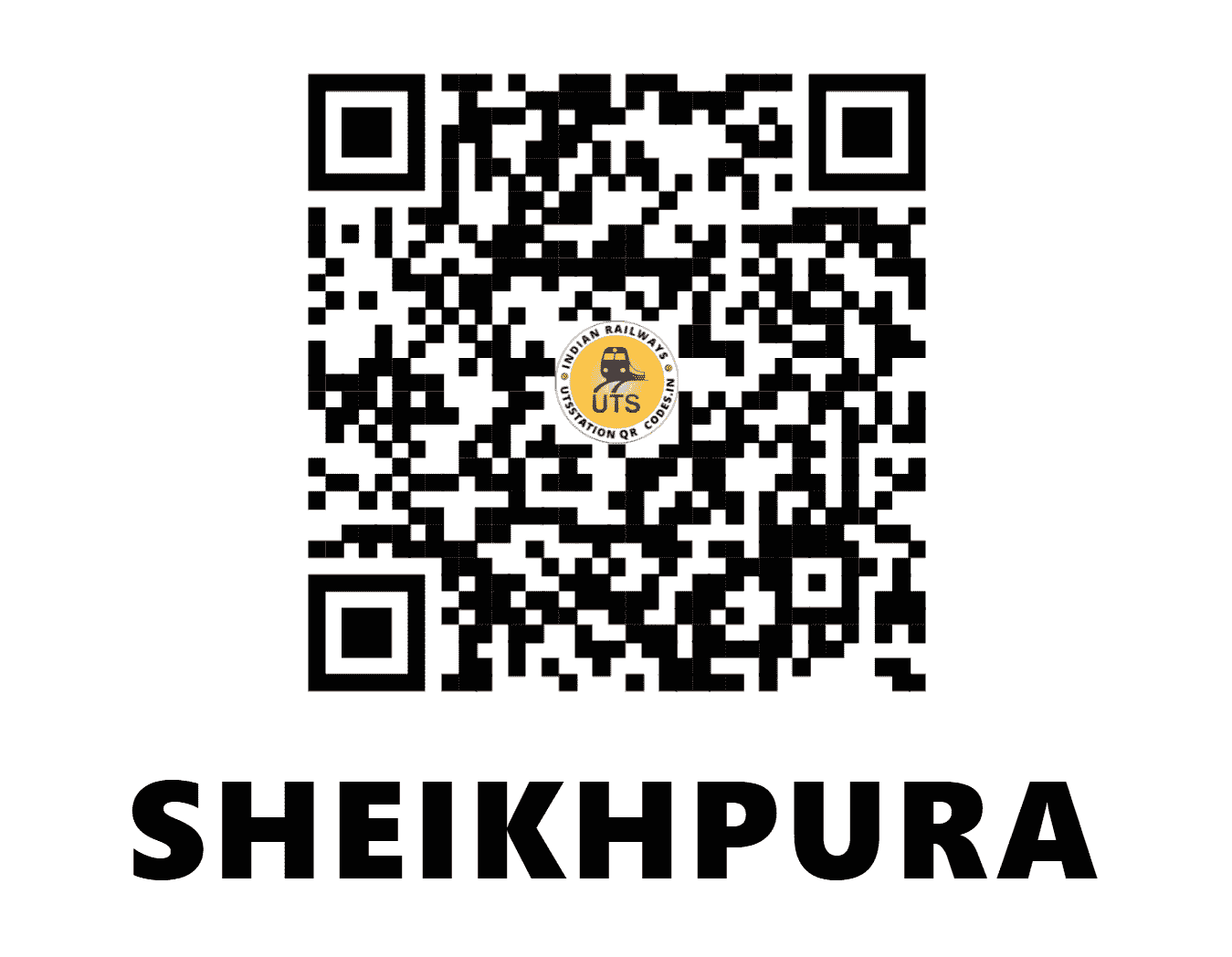 UTS QR Code for SHEIKHPURA - SHK - EC (BIHAR)