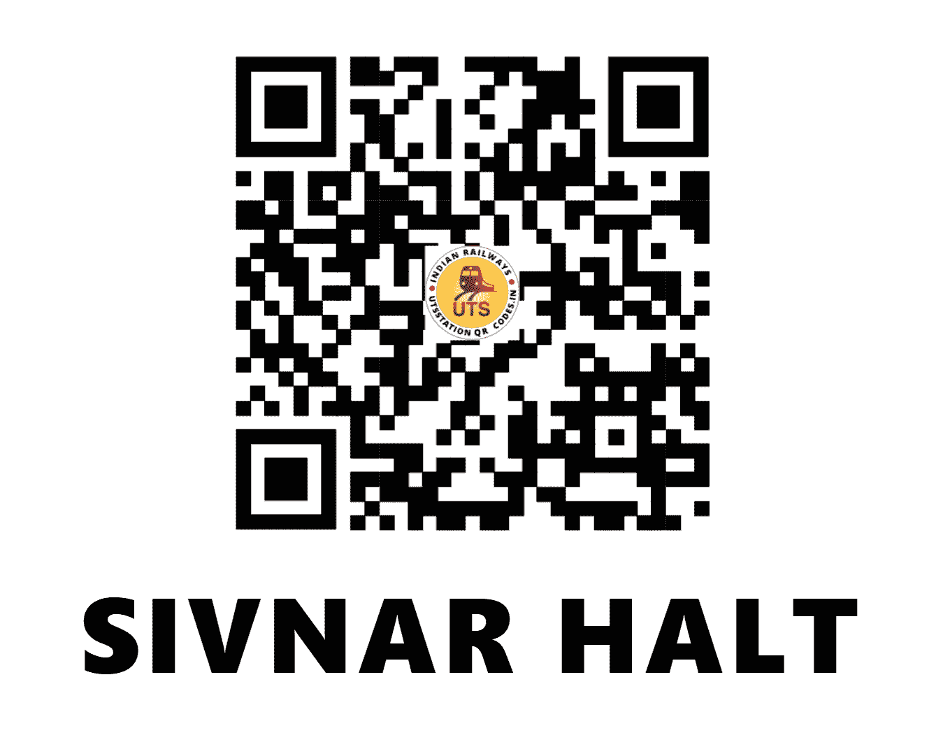 UTS QR Code for SIVNAR HALT - SIVN - EC (BIHAR)