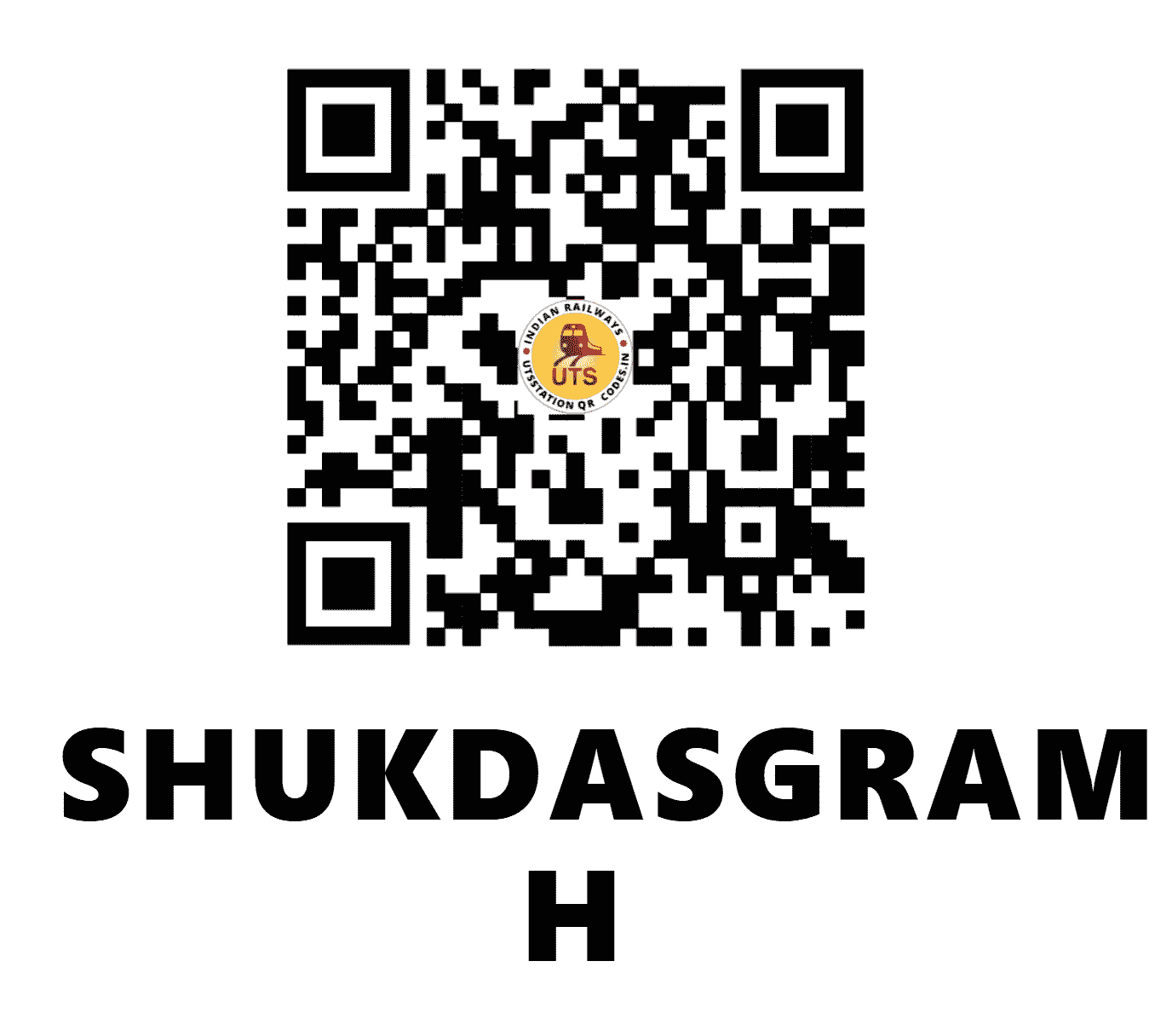 UTS QR Code for SHUKDASGRAM H - SKDG - EC (BIHAR)