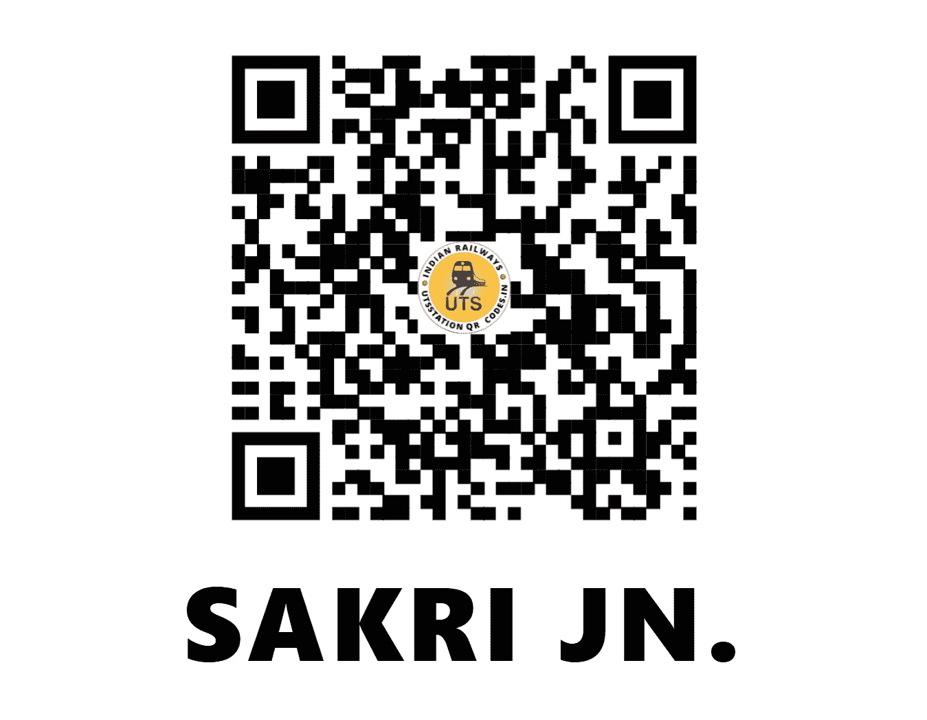 UTS QR Code for SAKRI JN. - SKI - EC (BIHAR)