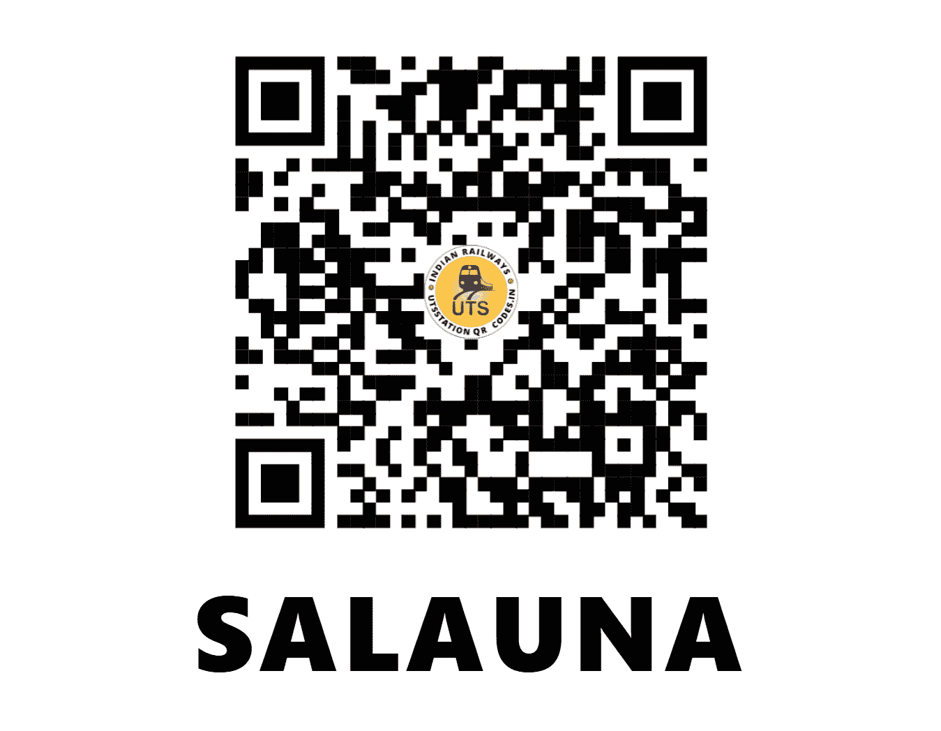 UTS QR Code for SALAUNA - SLNA - EC (BIHAR)