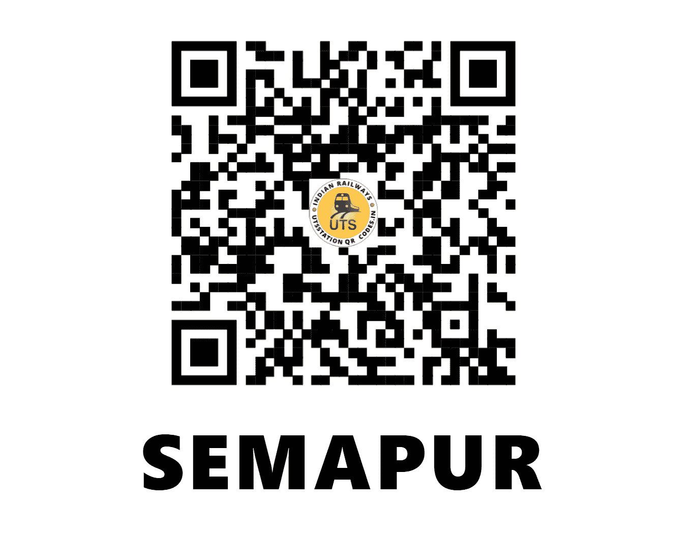 UTS QR Code for SEMAPUR - SMO - EC (BIHAR)