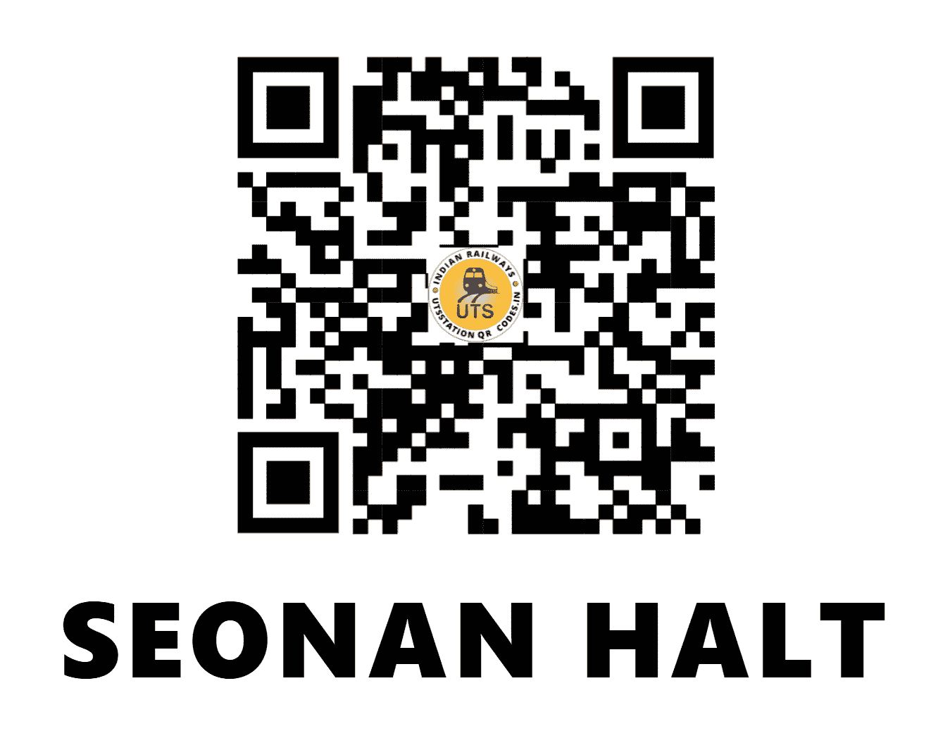 UTS QR Code for SEONAN HALT - SONH - EC (BIHAR)