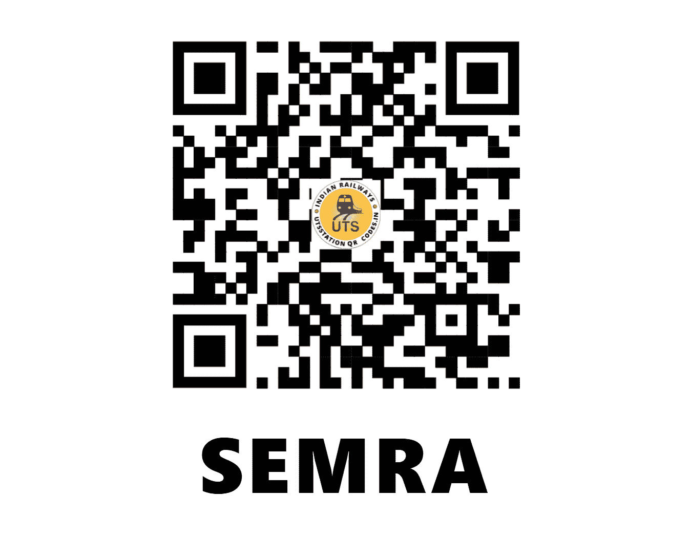 UTS QR Code for SEMRA - SRA - EC (BIHAR)