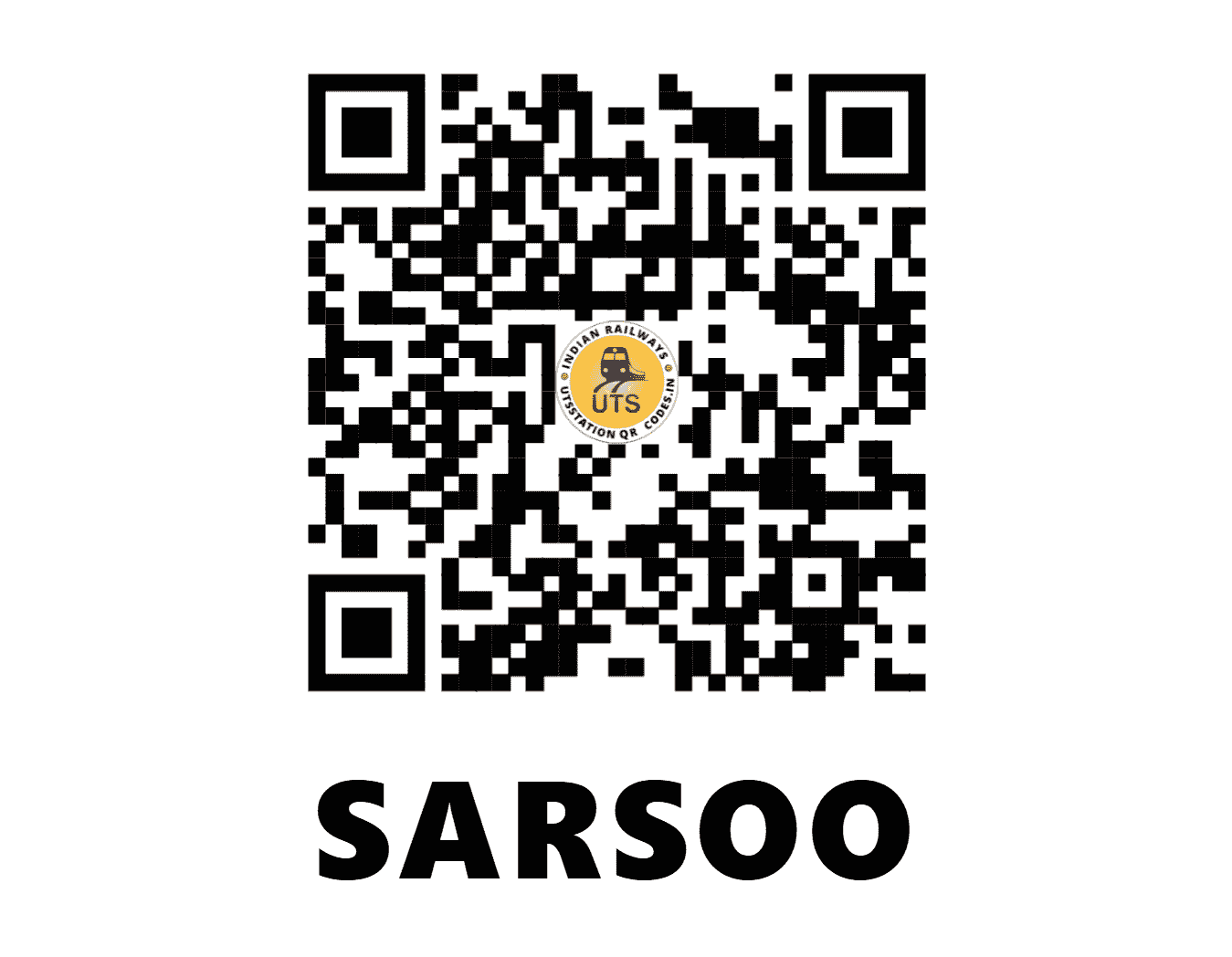 UTS QR Code for SARSOO - SRSO - EC (BIHAR)