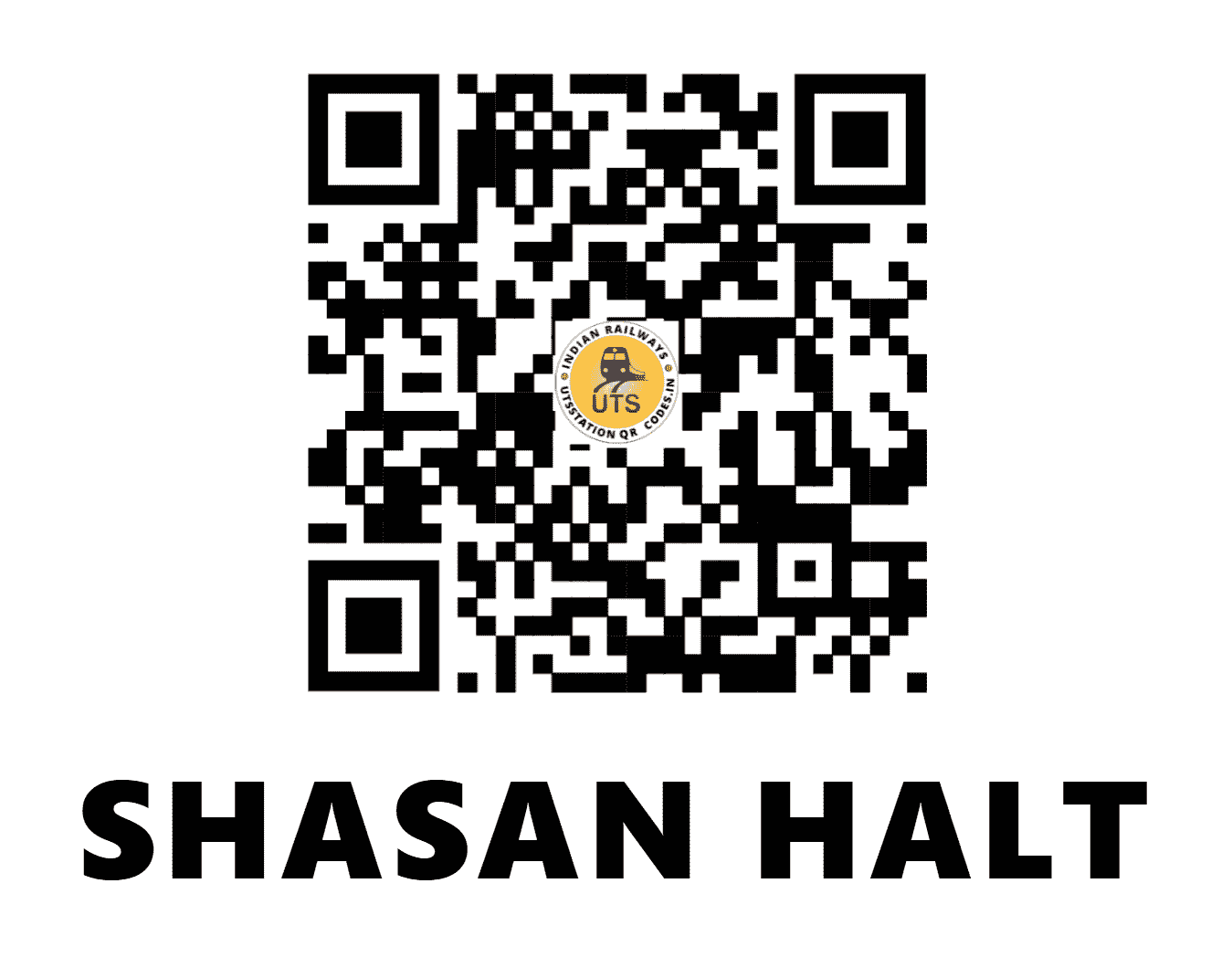 UTS QR Code for SHASAN HALT - SSRH - EC (BIHAR)