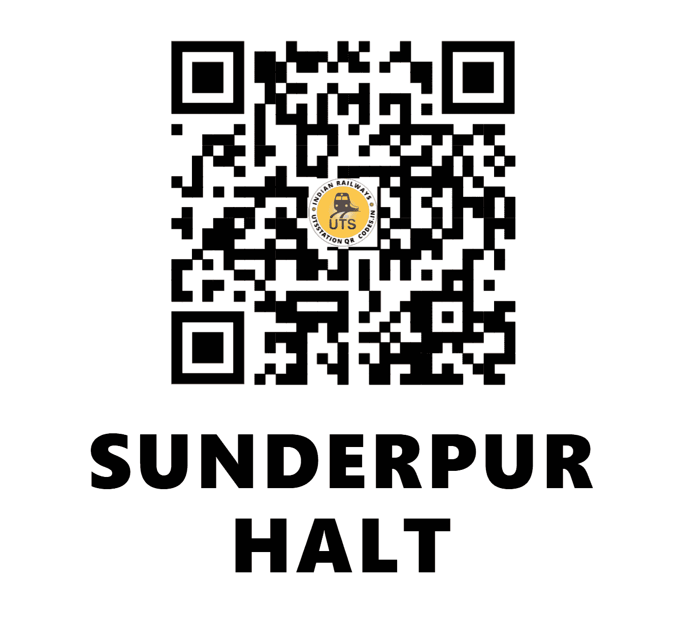 UTS QR Code for SUNDERPUR HALT - SUDR - EC (BIHAR)