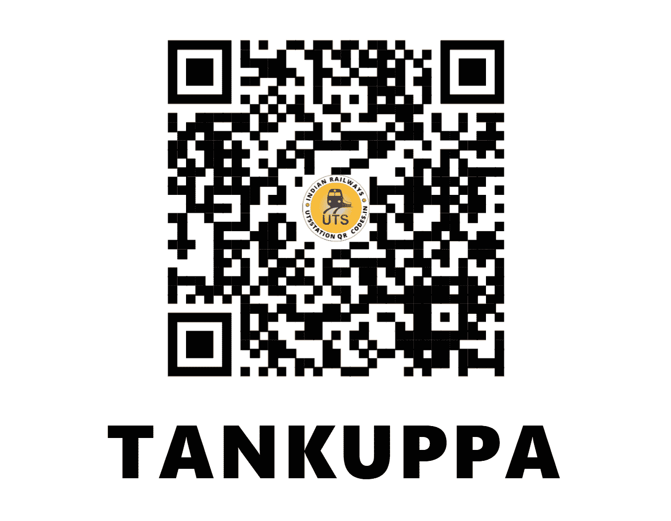 UTS QR Code for TANKUPPA - TKN - EC (BIHAR)