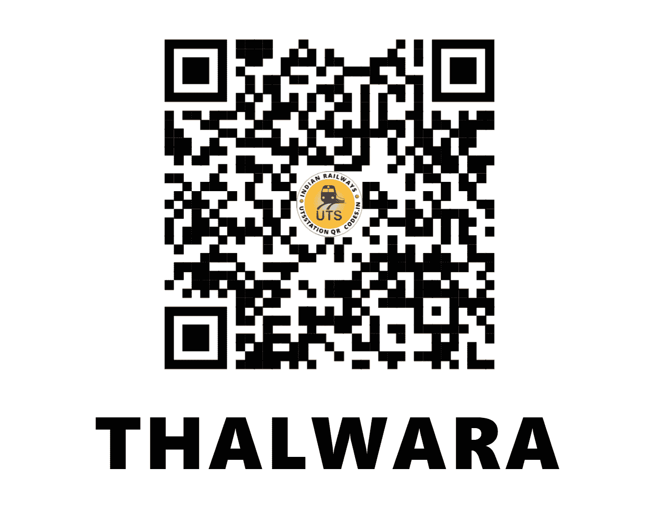 UTS QR Code for THALWARA - TLWA - EC (BIHAR)