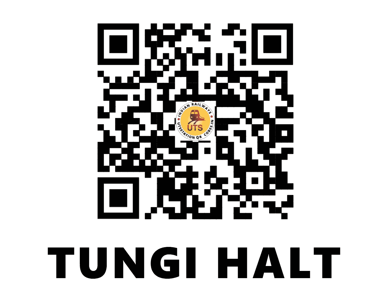 UTS QR Code for TUNGI HALT - TNGI - EC (BIHAR)