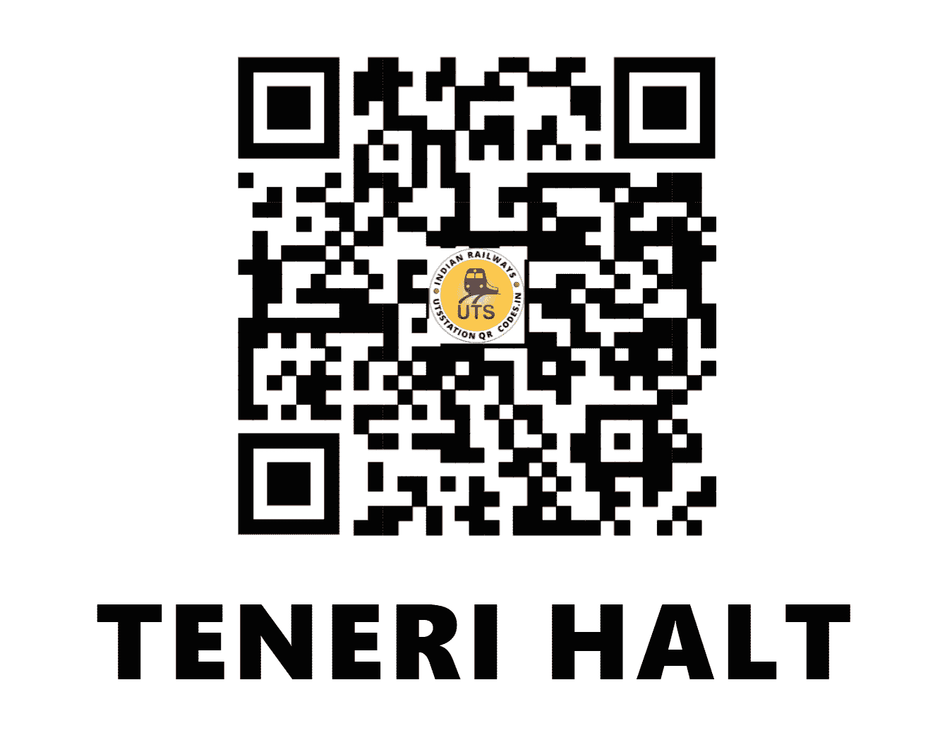 UTS QR Code for TENERI HALT - TNRI - EC (BIHAR)