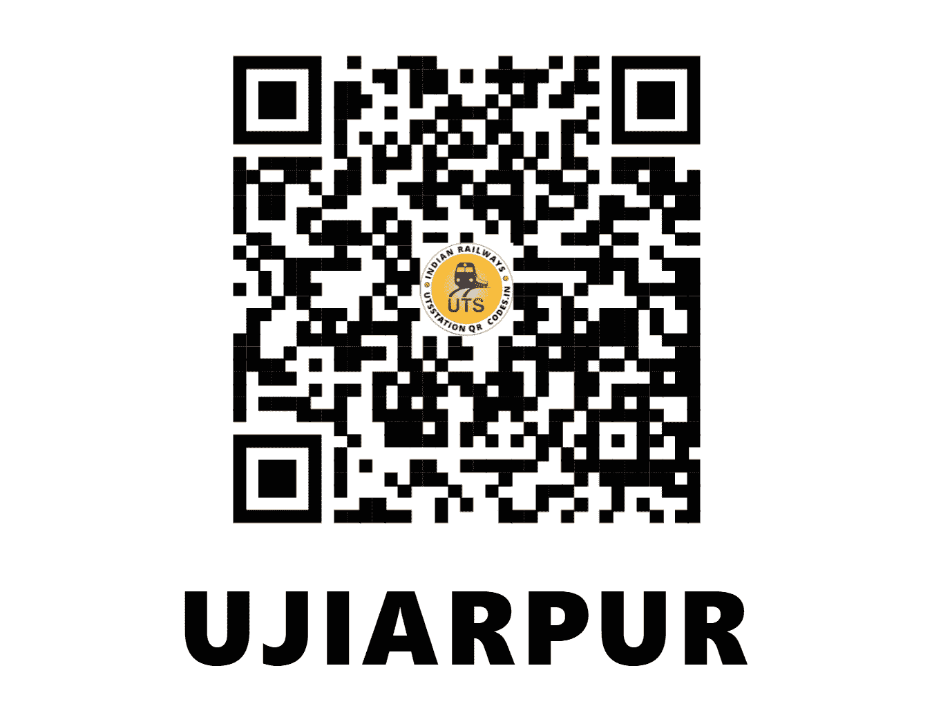 UTS QR Code for UJIARPUR - UJP - EC (BIHAR)