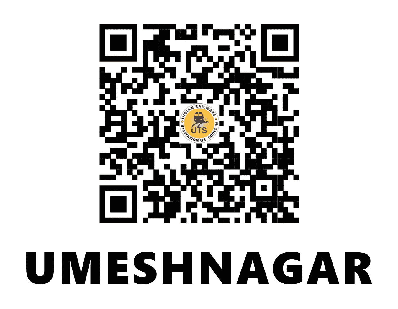 UTS QR Code for UMESHNAGAR - UMNR - EC (BIHAR)