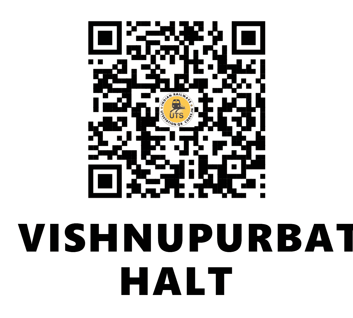 UTS QR Code for VISHNUPURBATHUA HALT - VBH - EC (BIHAR)