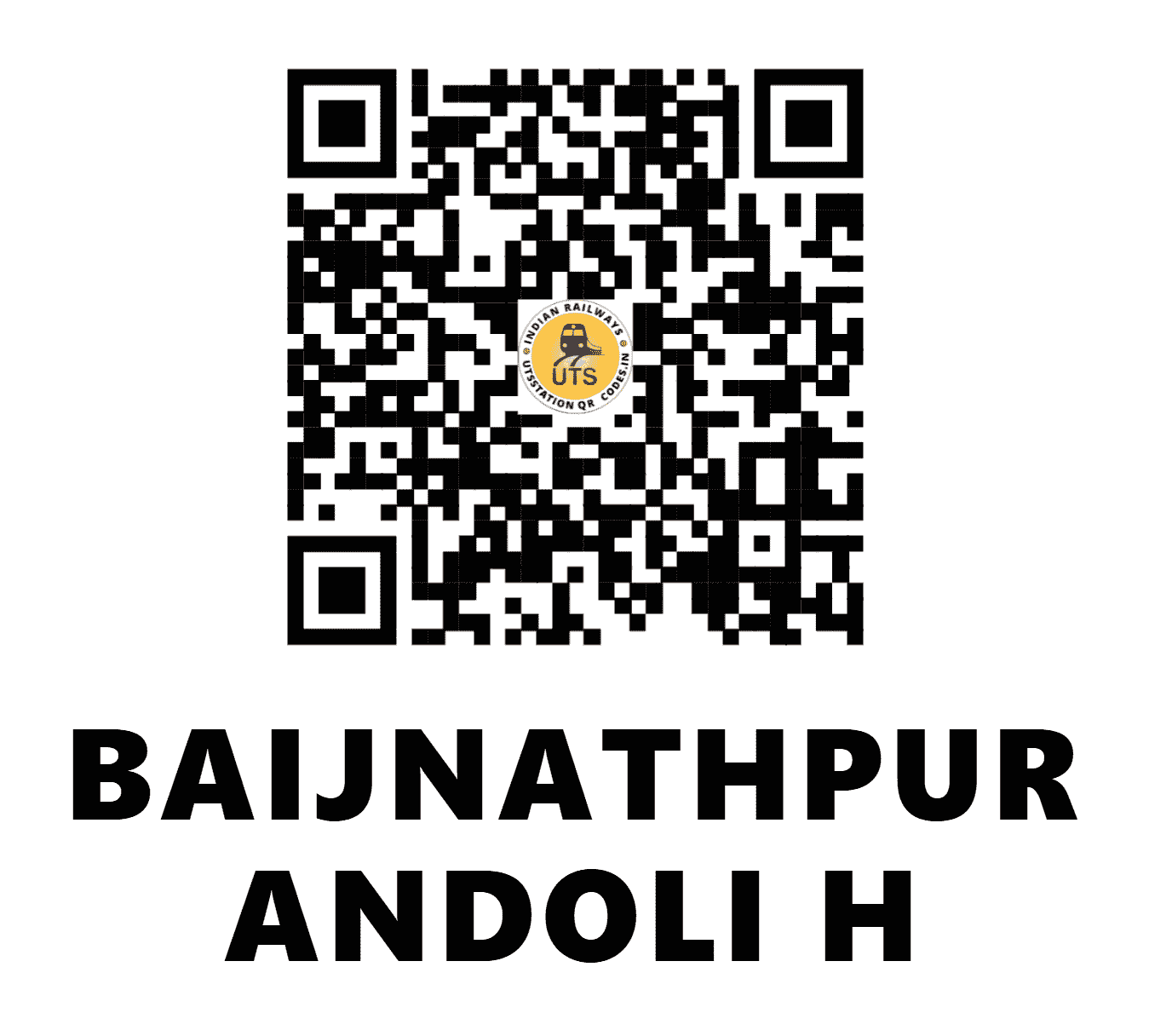 UTS QR Code for BAIJNATHPUR ANDOLI H - VDNP - EC (BIHAR)