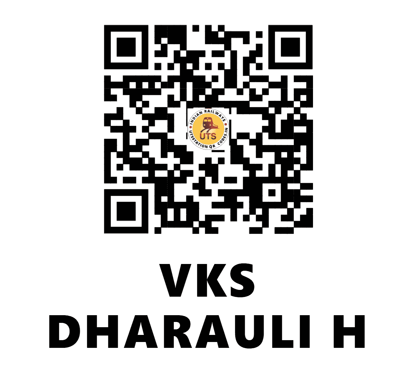UTS QR Code for VKS DHARAULI H - VKDH - EC (BIHAR)