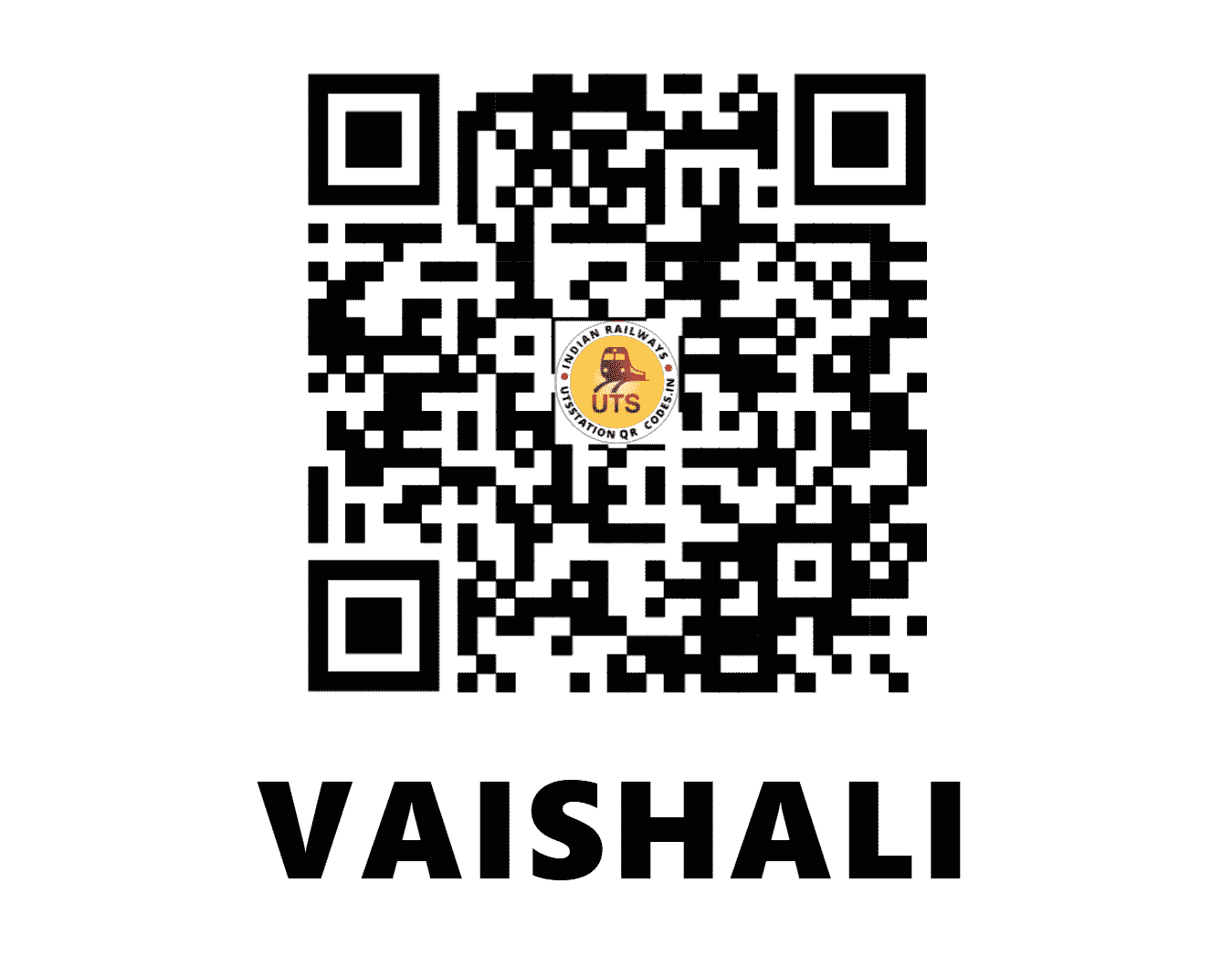 UTS QR Code for VAISHALI - VSHI - EC (BIHAR)