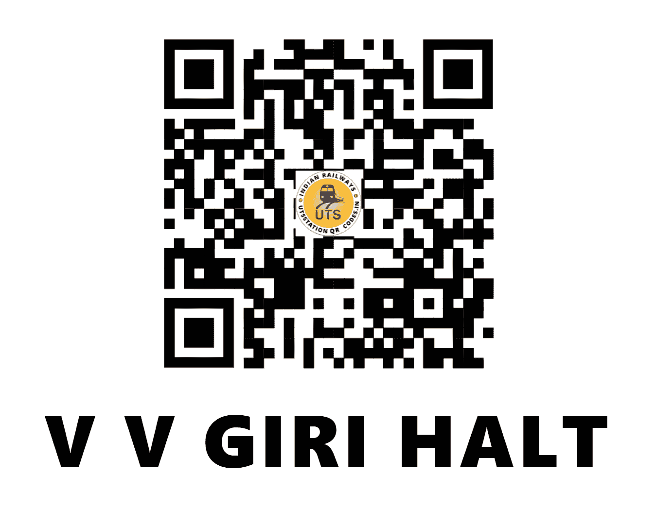 UTS QR Code for V V GIRI HALT - VVG - EC (BIHAR)