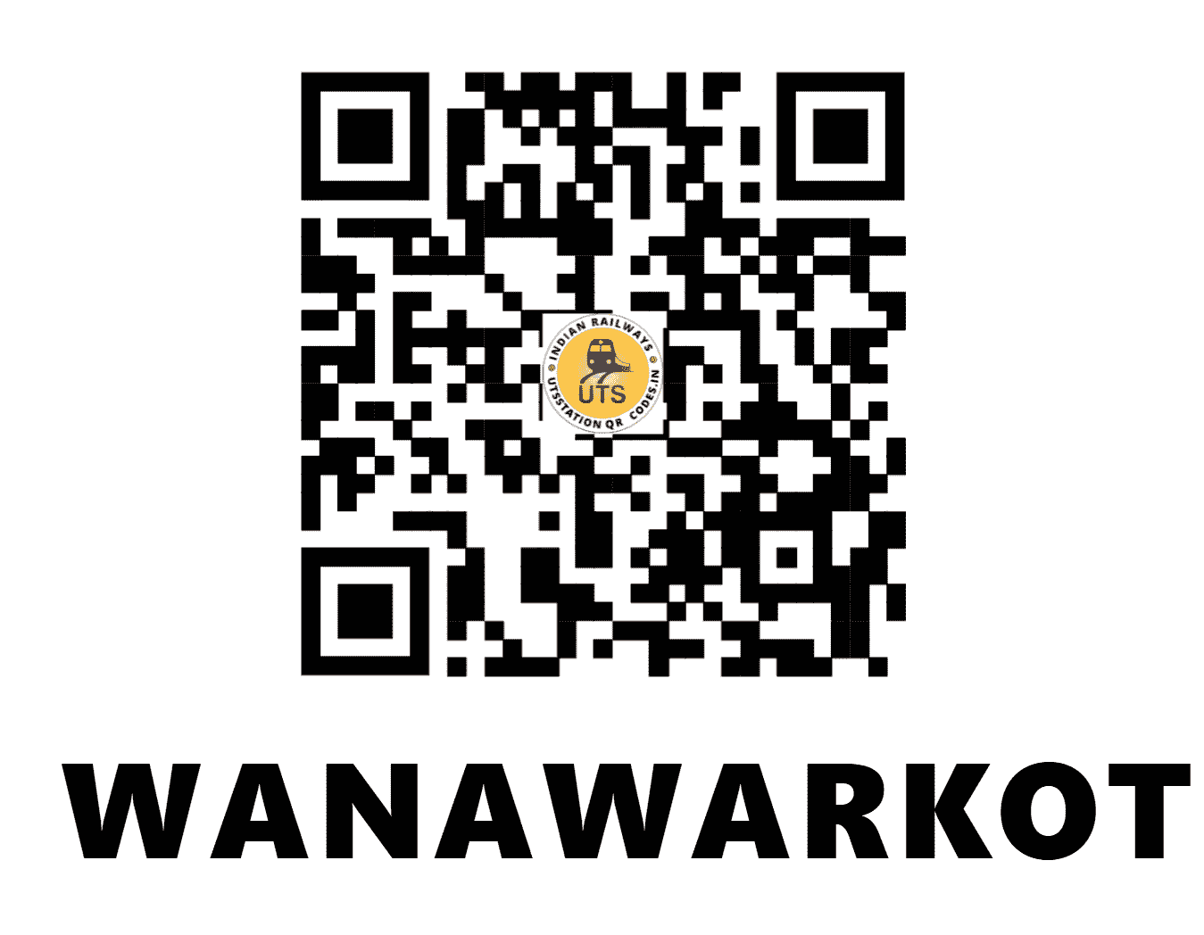 UTS QR Code for WANAWARKOTESWAR - WKND - EC (BIHAR)