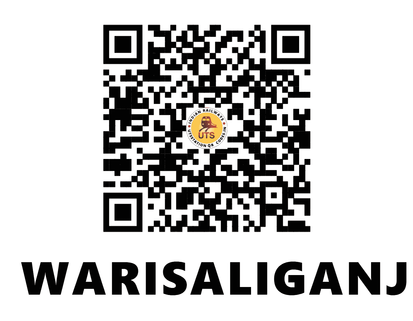 UTS QR Code for WARISALIGANJ - WRS - EC (BIHAR)