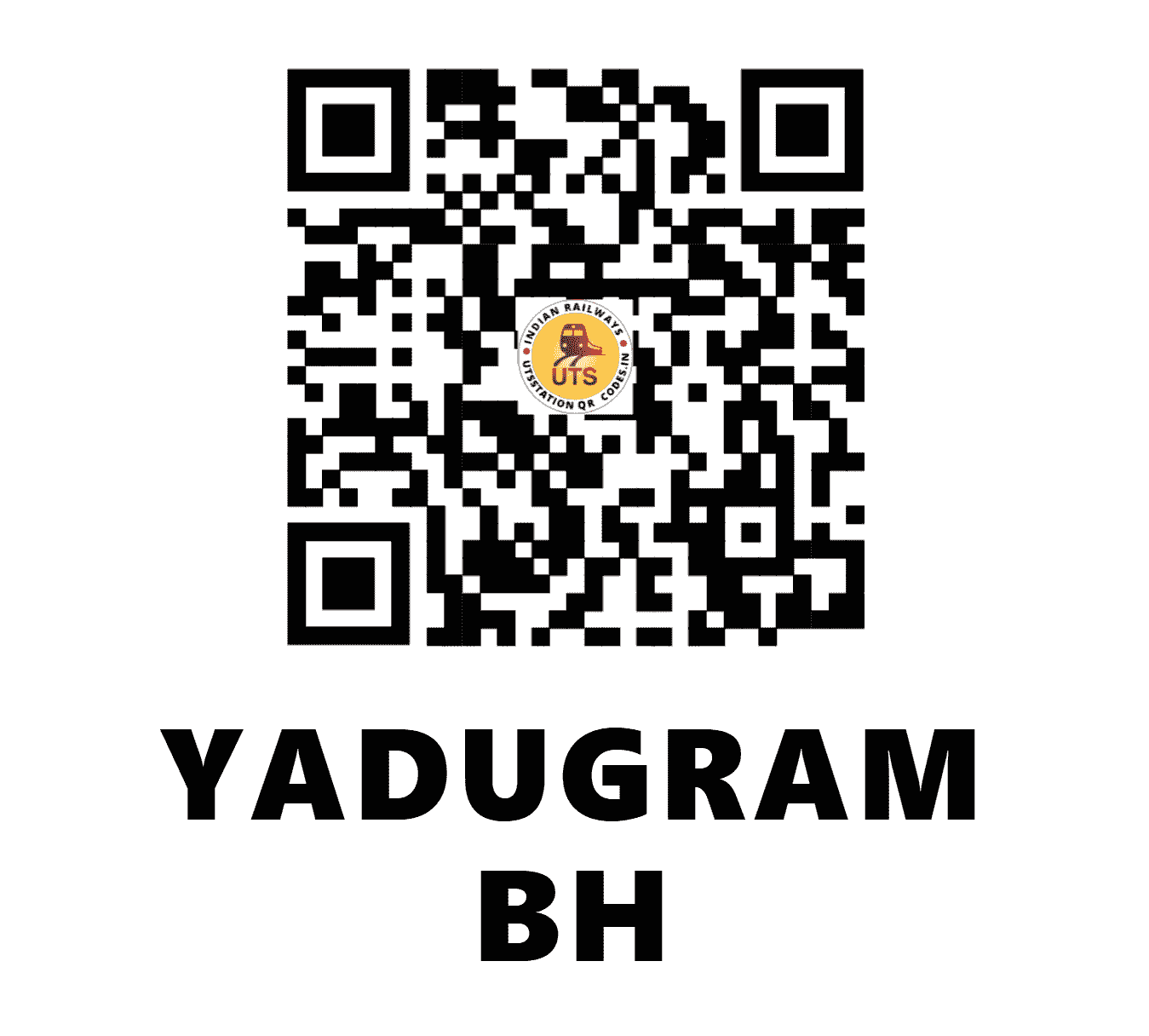 UTS QR Code for YADUGRAM BH - YGM - EC (BIHAR)