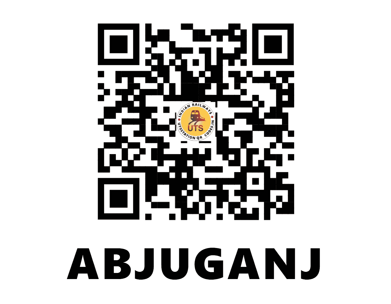 UTS QR Code for ABJUGANJ - AJUG - ER (BIHAR)