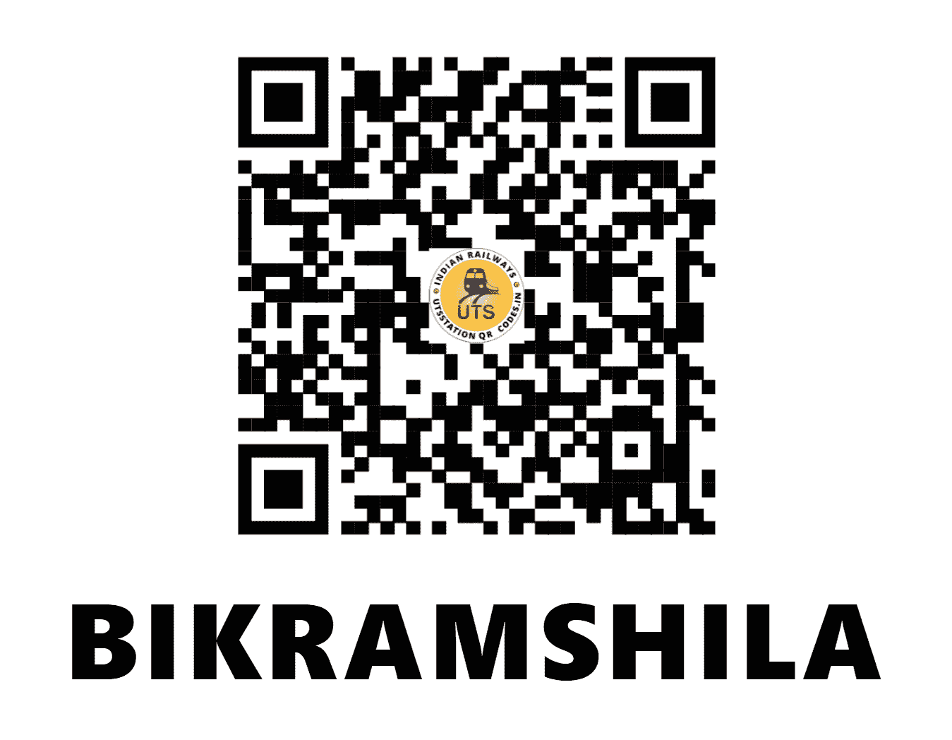 UTS QR Code for BIKRAMSHILA - BKSL - ER (BIHAR)