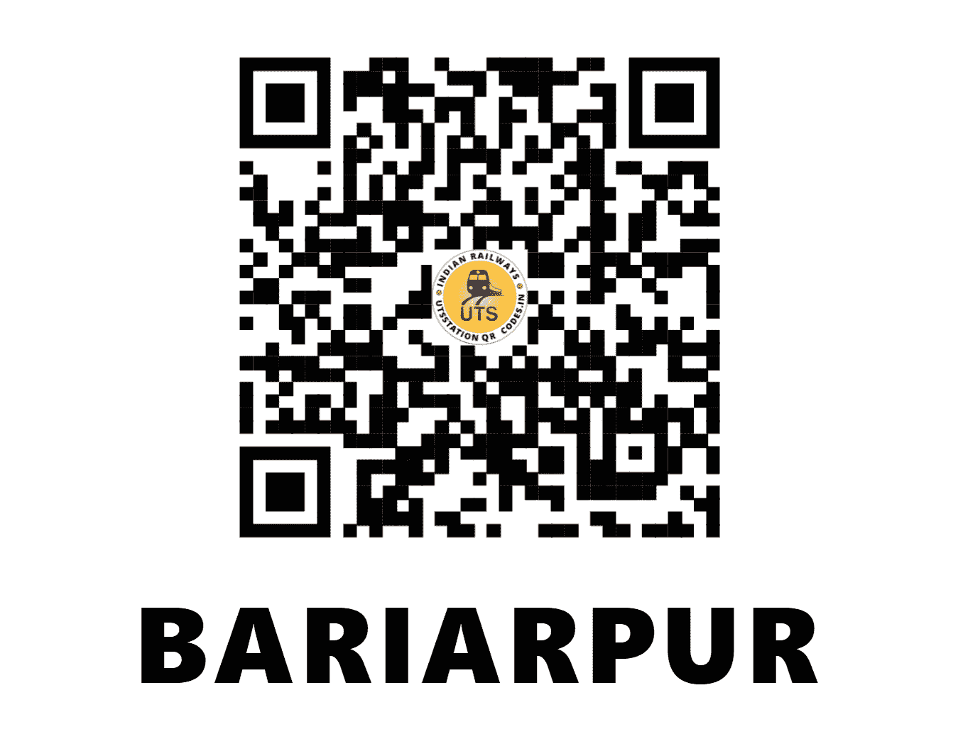 UTS QR Code for BARIARPUR - BUP - ER (BIHAR)