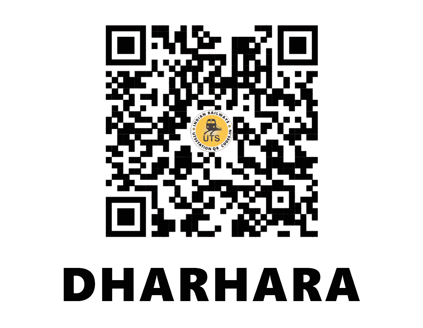 UTS QR Code for DHARHARA - DRH - ER (BIHAR)
