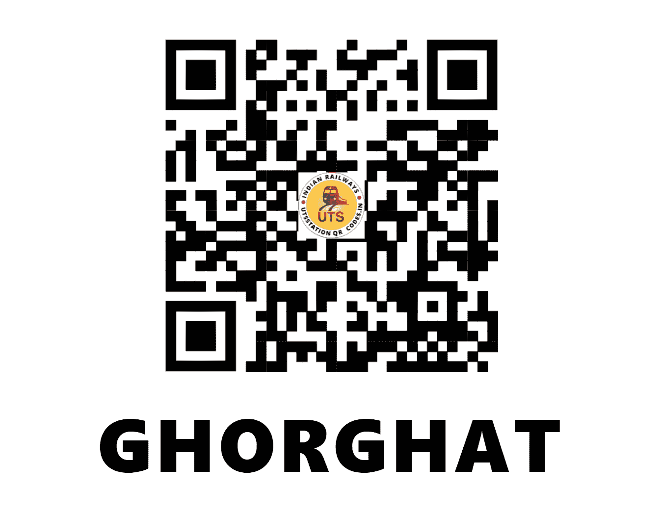 UTS QR Code for GHORGHAT - GOG - ER (BIHAR)