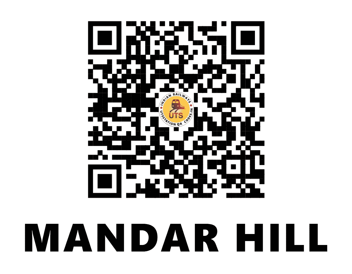UTS QR Code for MANDAR HILL - MDLE - ER (BIHAR)