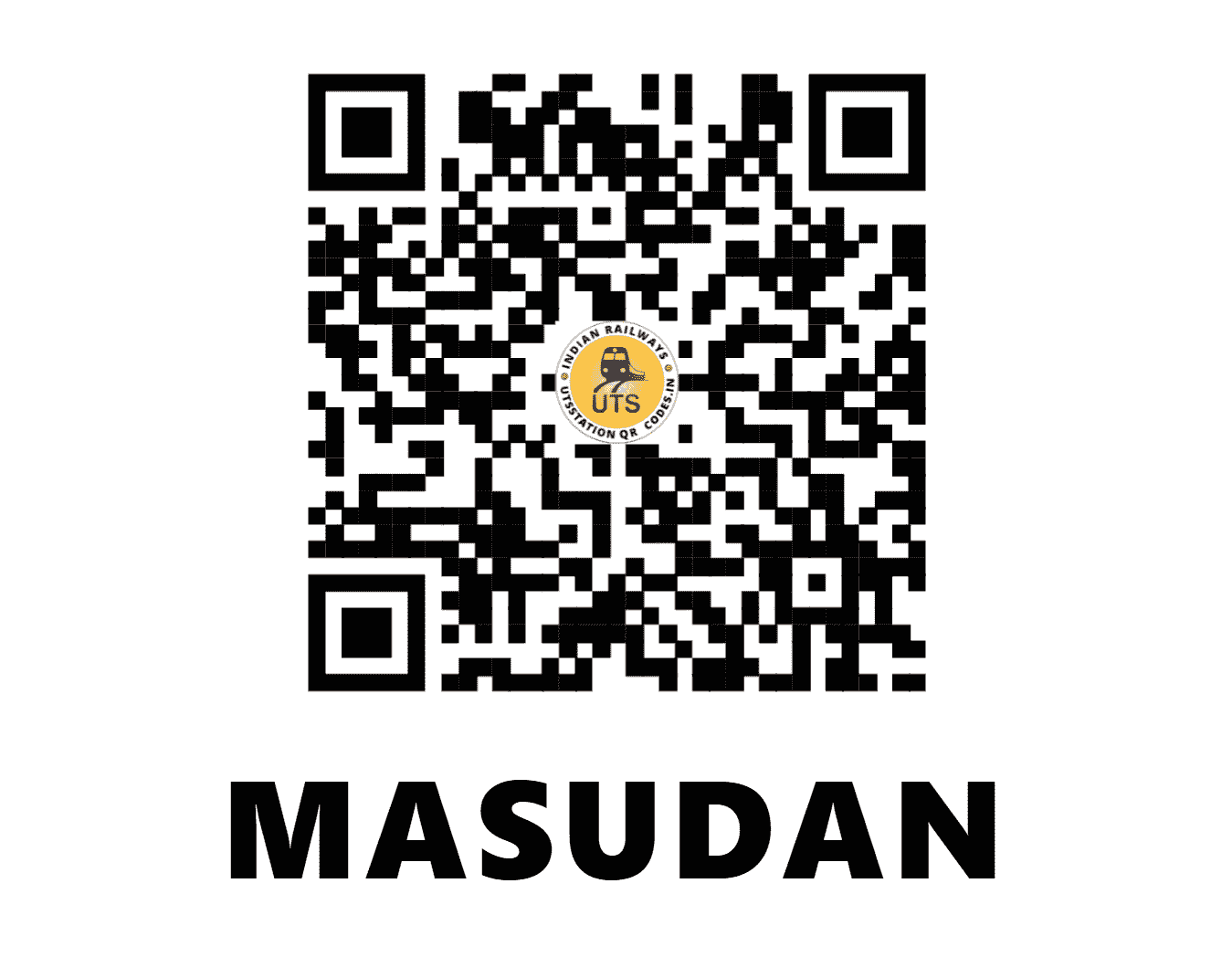 UTS QR Code for MASUDAN - MSDN - ER (BIHAR)