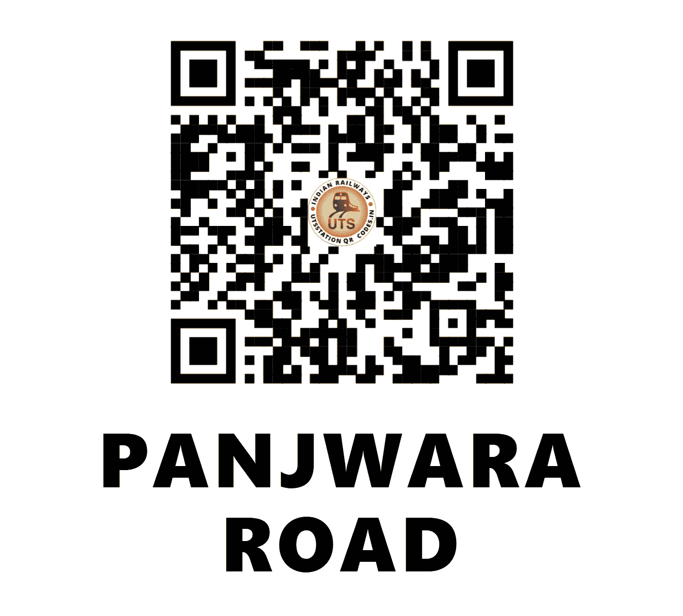 UTS QR Code for PANJWARA ROAD - PJLE - ER (BIHAR)
