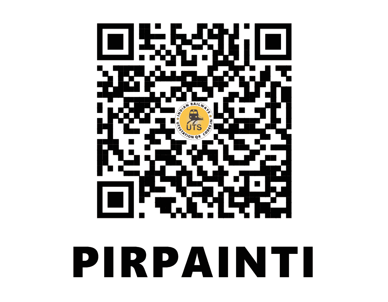 UTS QR Code for PIRPAINTI - PPT - ER (BIHAR)