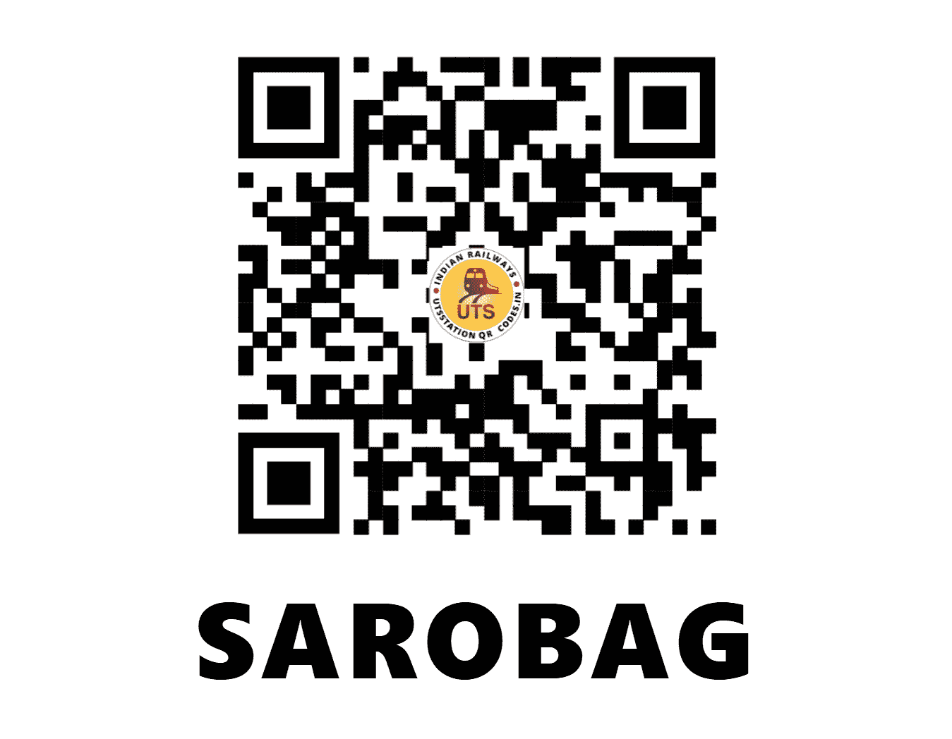 UTS QR Code for SAROBAG - SRB - ER (BIHAR)