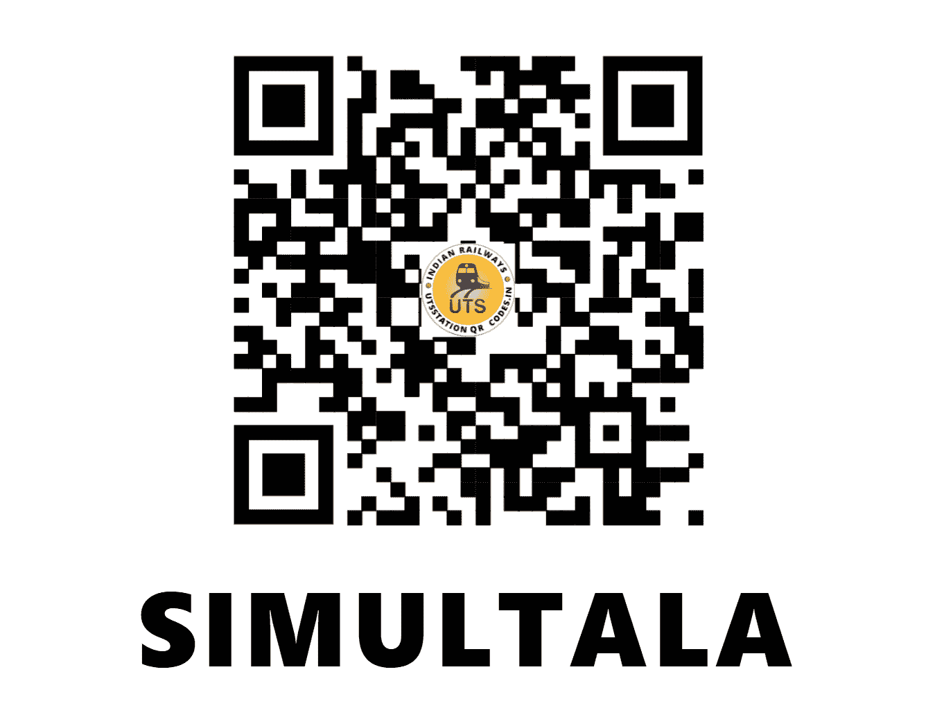 UTS QR Code for SIMULTALA - STL - ER (BIHAR)