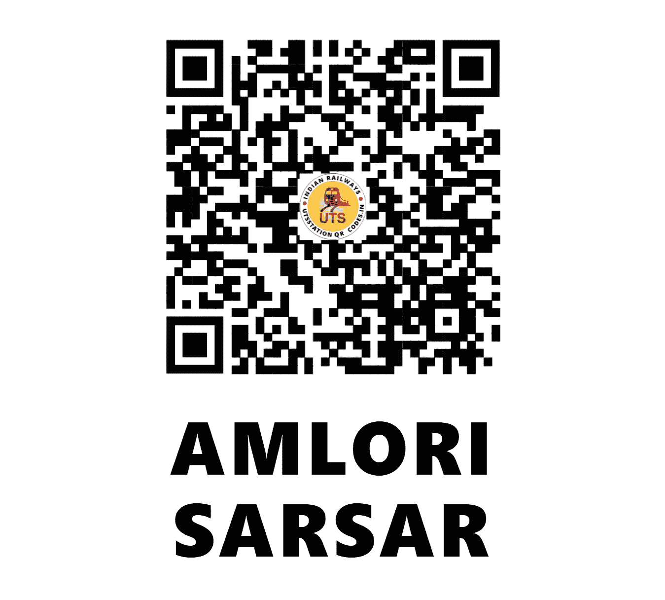 UTS QR Code for AMLORI SARSAR - ALS - NE (BIHAR)