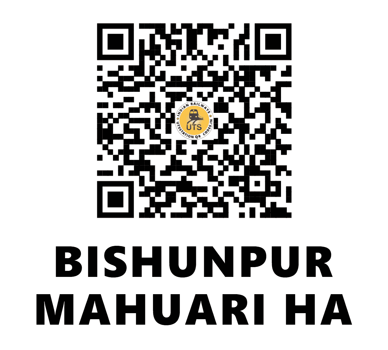 UTS QR Code for BISHUNPUR MAHUARI HA - BPMH - NE (BIHAR)