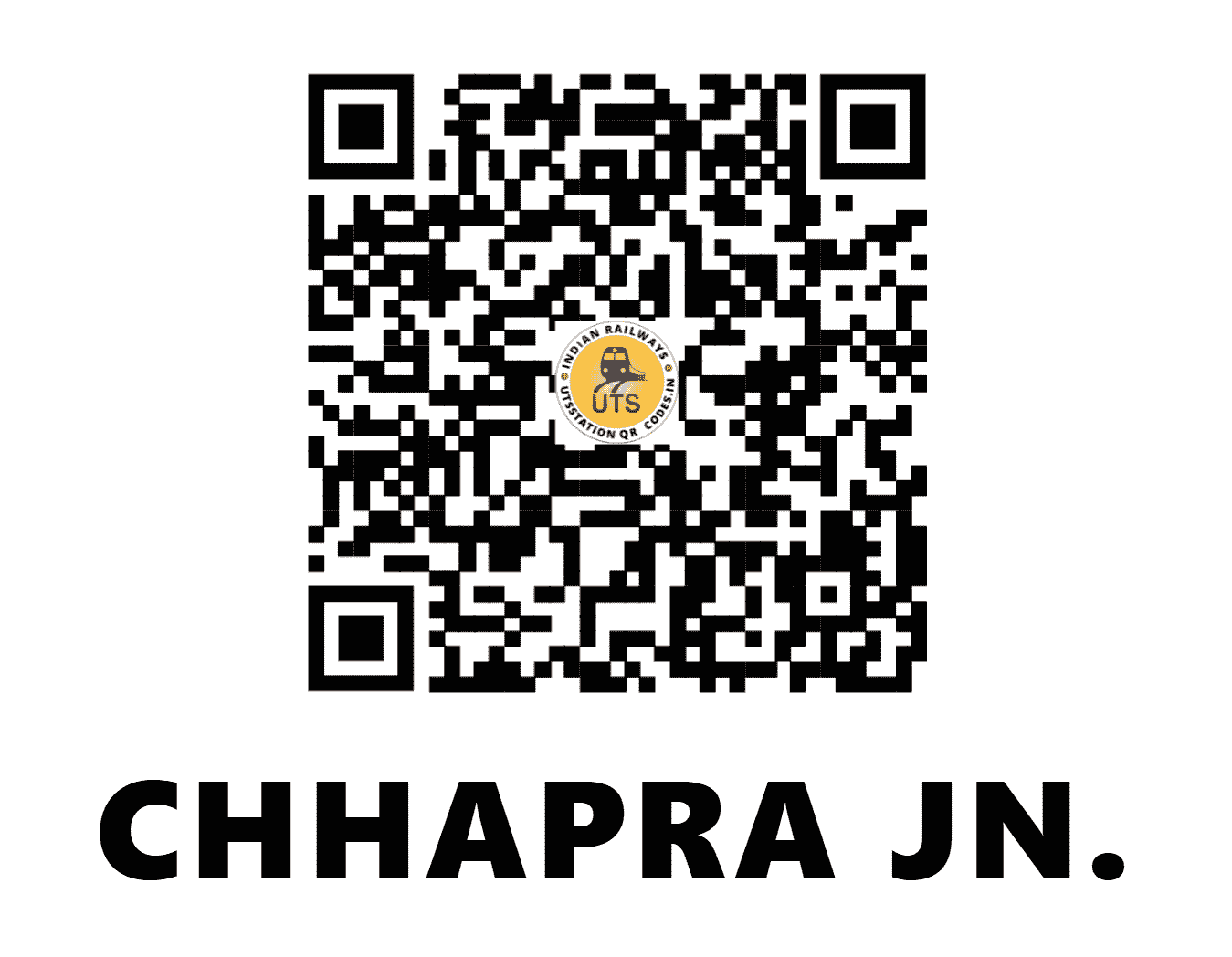 UTS QR Code for CHHAPRA JN. - CPR - NE (BIHAR)